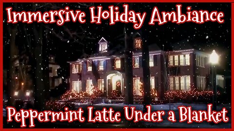 Immersive Thanksgiving and Christmas Ambiance | Melt Away Your Cares for Hours | Big Screen Background!