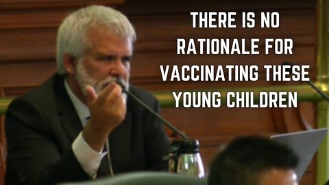 Historically Bad Judgement By the FDA: "There Is No Rationale for Vaccinating These Young Children"