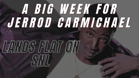 A big week for Jerrod Carmichael (and Will Smith) lands flat on SNL