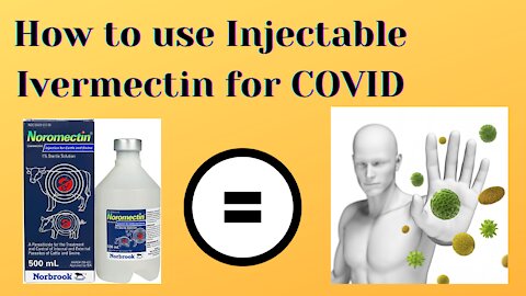 How to use Injectable Ivermectin Topically for COVID
