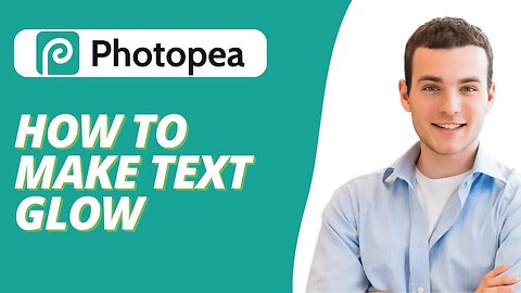 How To Make Text Glow in Photopea