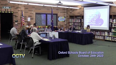 Oxford Schools Board of Education: 10-24-23