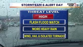 ALERT: Flooding & Severe Storms Possible