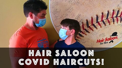 The boys got their Hair Saloon quarantine hair cuts!