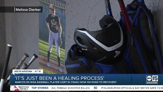 Marcos De Niza High School baseball player inspires his team while recovering from crash