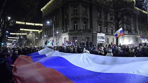 Serbia: 'The whole nation wants them there' - Hundreds protest for deployment of troops in Kosovo