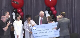 Las Vegas teacher receives $25,000 Milken Educator Award