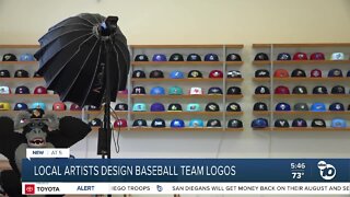 Local artists turn minor league baseball logos into business