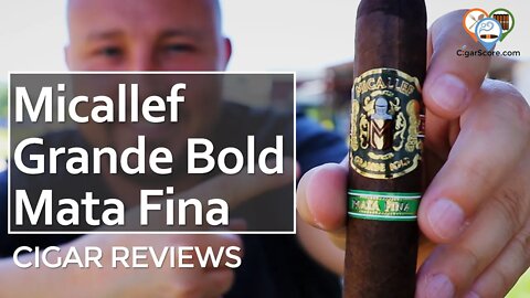 I WANTED It to Be OVER! The MICALLEF Grande Bold MATA FINA Robusto - CIGAR REVIEWS by CigarScore
