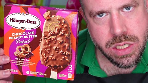 Haagen Dazs Chocolate Peanut Butter Pretzel Ice Cream Bars Review