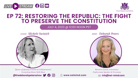 Michele Swinick - Restoring the Republic: The Fight to Preserve the Constitution