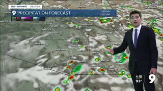 Quieter monsoon Monday before chances pick up