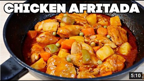 CHICKEN AFRITADA