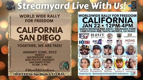 Worldwide Rally for Freedom : San Diego + Santa Monica
