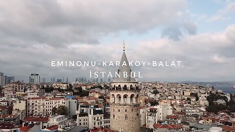 EMINONU - KARAKOY - BALAT - GOLDEN HORN || İSTANBUL (Drone 4K)