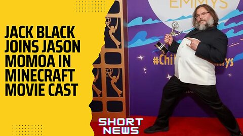 Jack Black Joins Jason Momoa in Minecraft Movie Cast || Short News