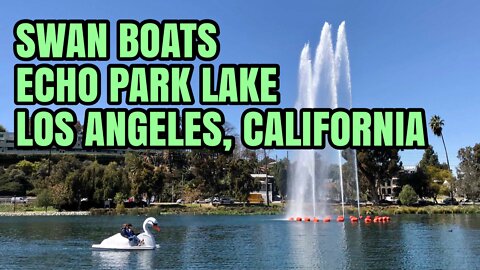 VLOG: SWAN BOATS | ECHO PARK LAKE SURROUNDED BY HOMELESS ENCAMPMENTS | LOS ANGELES, CALIFORNIA