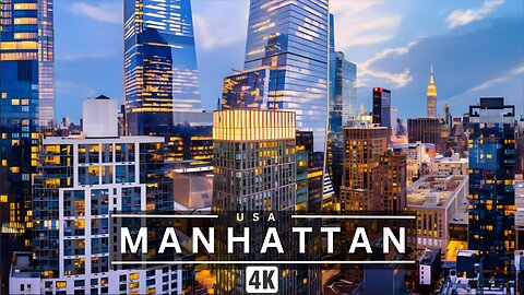 MANHATTAN'S NIGHT LIGHTS CAPTURED IN STUNNING 4K DRONE VIDEO - DREAM TRIPS
