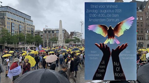 Amsterdam Walk for Freedom. August 1, 2021 - 🇺🇸 English subs - 1h02m52s