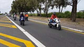 SOUTH AFRICA - Cape Town - 37th Annual Cape Town Toy Run (Video) (hE2)