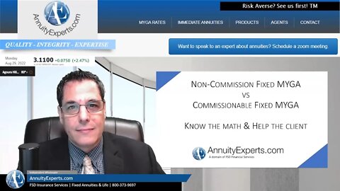 Non Commission MYG Annuities vs Fully commission MYG Annuities | Know the math & Help your clients!