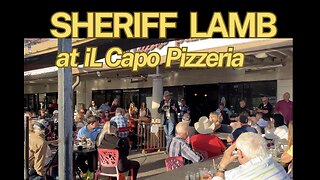 Sheriff Lamb speaking in Scottsdale at a meet and greet event