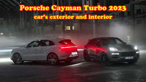 Porsche Cayman Turbo 2023 car's exterior and interior