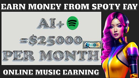 Unlock Automated Spotify Profits with AI Step by Step Guide ||5 steps to make $25000 with music