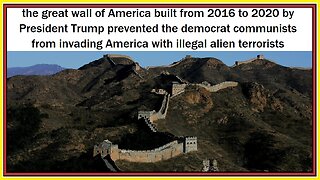 the great wall of America built from 2016 to 2020 by President Trump