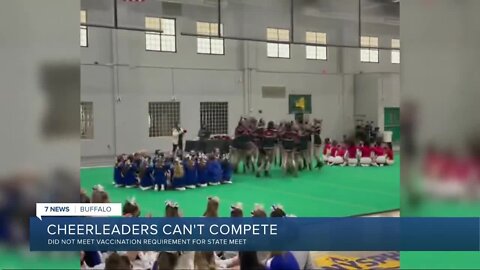 Cheerleaders can't compete after not meeting vaccination requirement for state meet