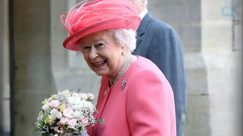 Proud Granny Queen Elizabeth Displays Framed Photo Of Harry And Meghan