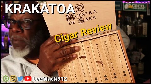 DT&T Muestra de Saka Krakatoa Cigar Review | #leemack912 (S09 E70)