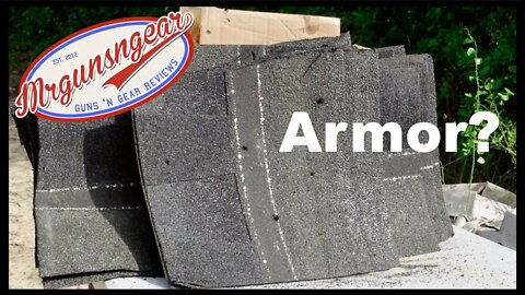 Roofing Shingles As Improvised Body Armor? Let's See What It Will Stop!