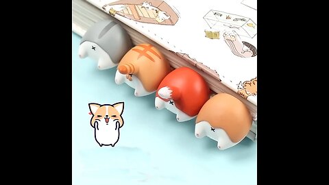 Cute Cartoon Cat Dog Hamster Fox Ass Bookmarks