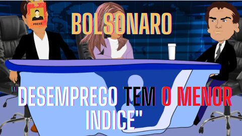 Bolsonaro: DESEMPREGO tem o menor INDICE