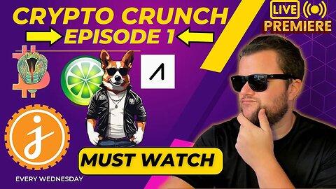 Crypto Crunch: Episode 1| Jasmy,AIOZ Net,Gorilla,Corgiai, Lmwr Latest Crypto News