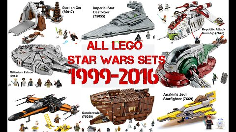All Lego Star Wars Sets (1999 - 2016)
