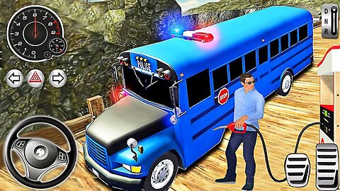 Police Coach Bus Offroad Driving - Hill Dangerous Duty Driver Simulator - Android GamePlay #4