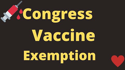 No Vaccine Mandate for Congress or Federal Court