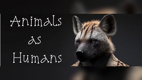 Animals as Humans, AI generated