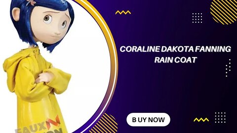 CORALINE || CORALINE JONES || RAIN COAT