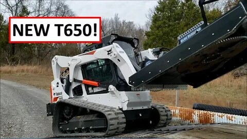 DELIVERY OF THE NEW BOBCAT T650 SKID STEER (CTL)