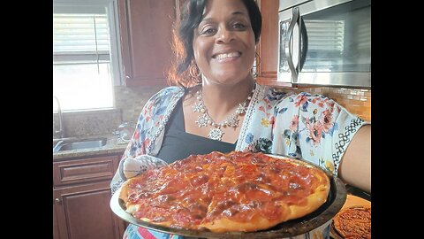 PIZZA Teaching My Granddaughter To Make From Scratch