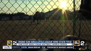 Rising Sun softball team looking for help on World Series run