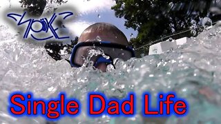 Pool Time with Dad and Kayak trolling motor modifications
