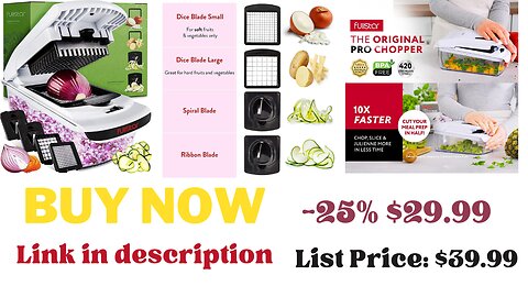 "Effortless Meal Prep with Fullstar Vegetable Chopper | 4-in-1 Slicer Dicer Cutter - White"