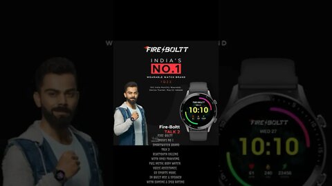 Fire-Boltt India's No 1 Smartwatch Brand Talk 2 Bluetooth Calling with SpO2 Tracking, Ful Metal body