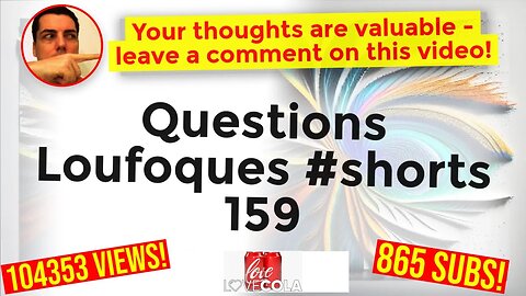 Questions Loufoques #shorts 159
