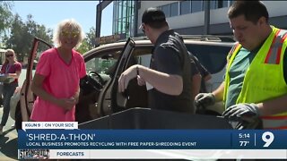 Shredding event highlights Earth Day advocacy