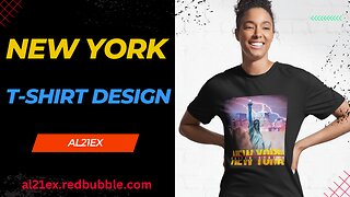 NEW YORK T-SHIRT AND MERCH DESIGN BY AL21EX